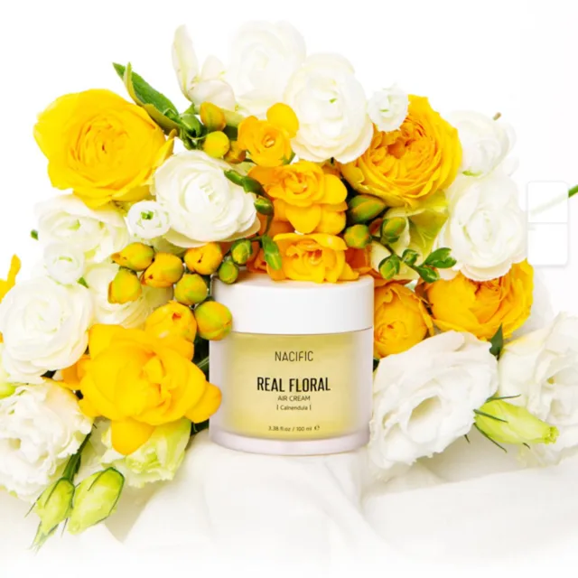 NACIFIC - Real Calendula Floral Air Cream - Krém s měsíčkem lékařským pro regulaci kožního mazu - 100 ml
