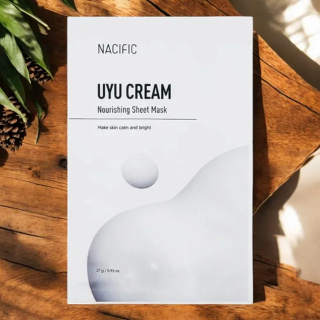 NACIFIC - Uyu Cream Nourishing Mask Pack - Krémová rozjasňující plátýnková maska - 30 ml