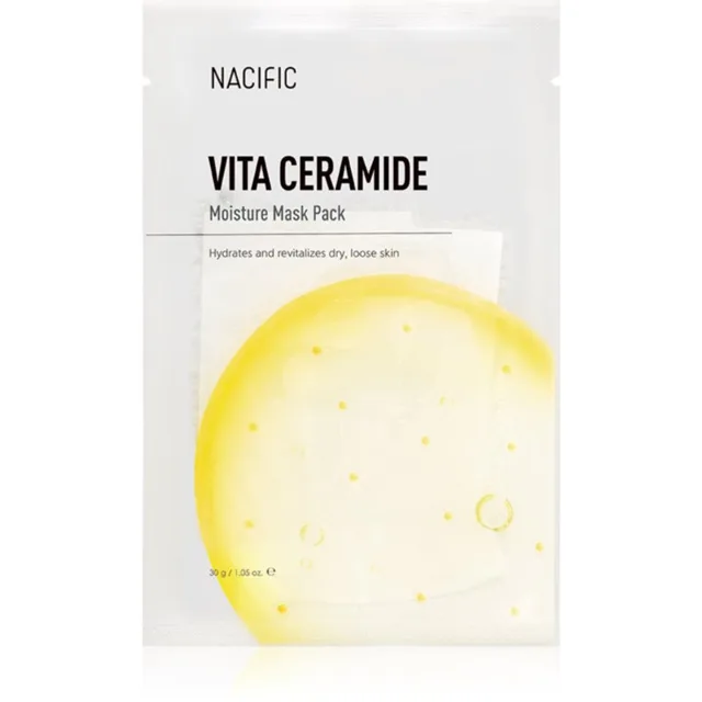 Nacific Vita Ceramide Moisture Mask Pack rozjasňující pleťová maska s hydratačním účinkem 1 ks