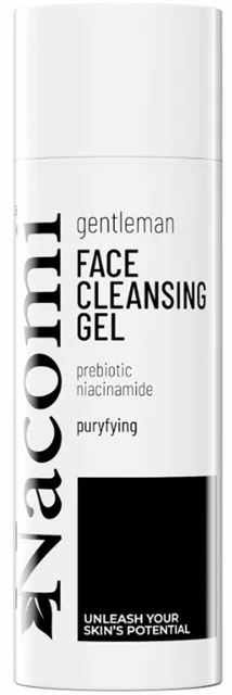 Nacomi Gentleman prebiotický gel na mytí obličeje s niacinamidem, 140 ml