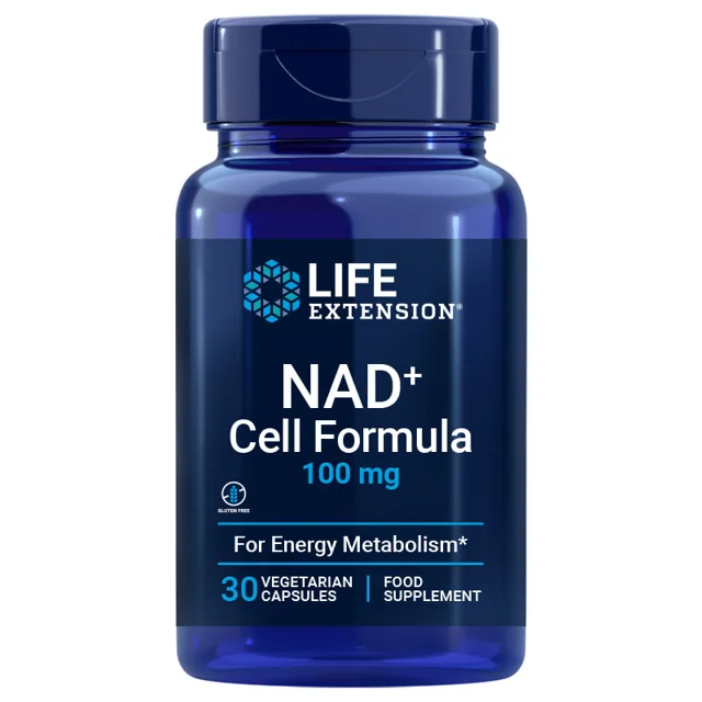 NAD+ Cell Formula, 100 mg, 30 kapslí