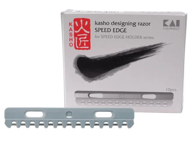 Náhradní břity Kasho Designing Razor Speed Edge - 59 mm, 10 ks + dárek zdarma