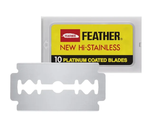 Náhradní žiletky Feather Barburys Razor Blades - extra ostré, 10 ks (7719840) + dárek zdarma