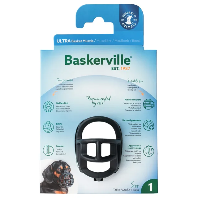 Náhubek Baskerville Ultra 2.0 - vel. 1, např. Jack Russell teriér, maltézák