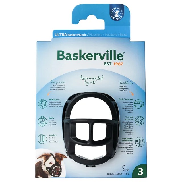 Náhubek Baskerville Ultra 2.0 - vel. 4, např. dalmatin, pointer