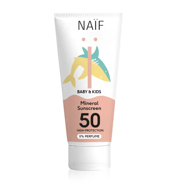 NAIF Ochranný krém na opalování SPF 50 pro děti a miminka 100 ml