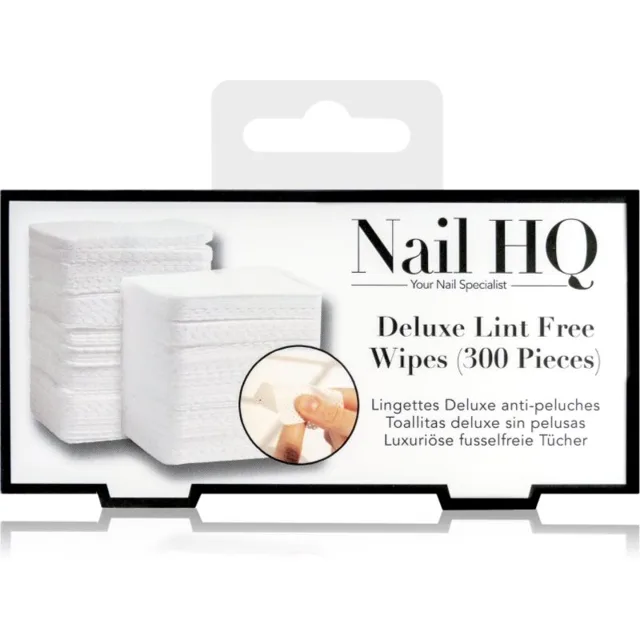 Nail HQ Deluxe Lint Free Wipes čisticí tampónky na nehty 300 ks