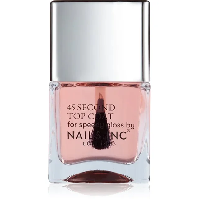 Nails Inc. 45 Second With Retinol vrchní lak na nehty 14 ml