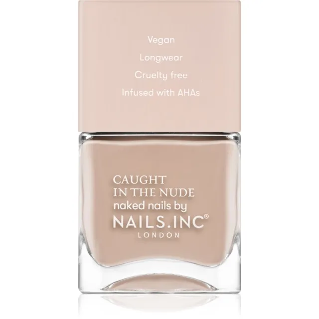 Nails Inc. Caught in the nude lak na nehty odstín South Beach 14 ml