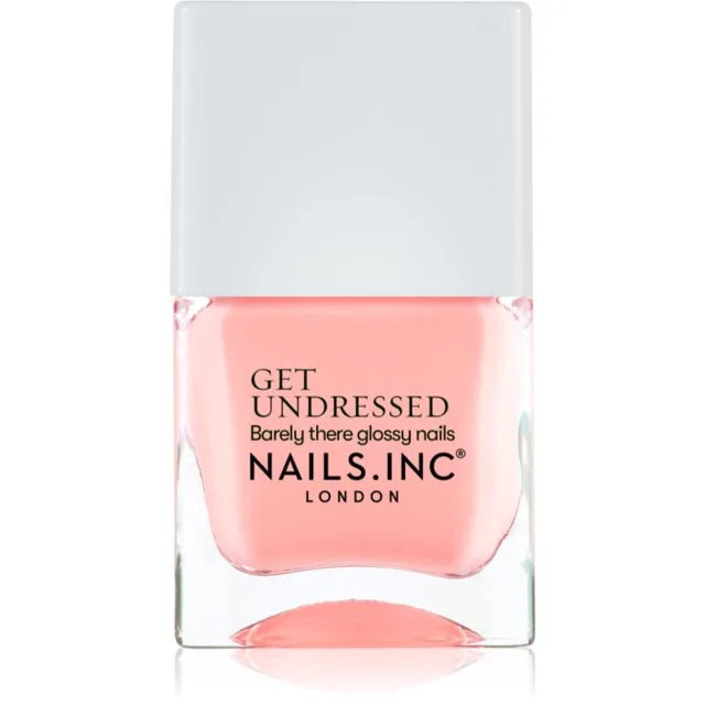 Nails Inc. Get Undressed pečující lak na nehty odstín Always Undressed 14 ml