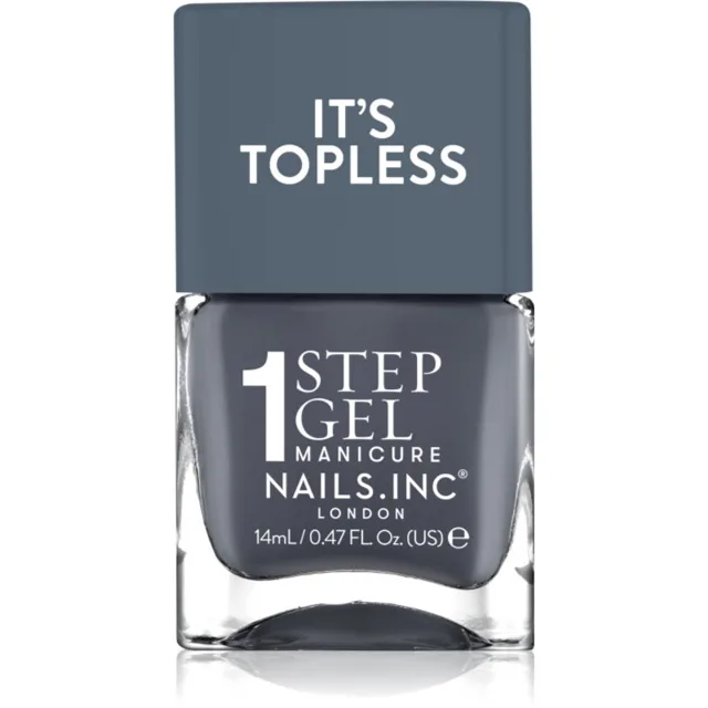Nails Inc. It’s Topless gelový lak na nehty pro dlouhotrvající efekt odstín Emily 14 ml