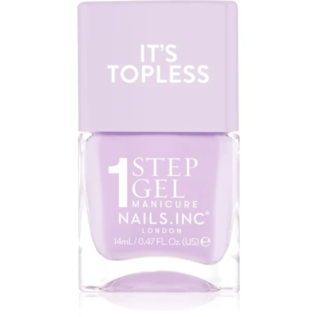 Nails Inc. It’s Topless gelový lak na nehty pro dlouhotrvající efekt odstín Hailey 14 ml