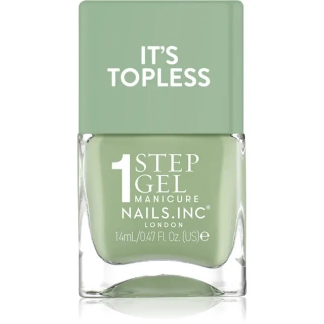 Nails Inc. It’s Topless gelový lak na nehty pro dlouhotrvající efekt odstín Iris 14 ml