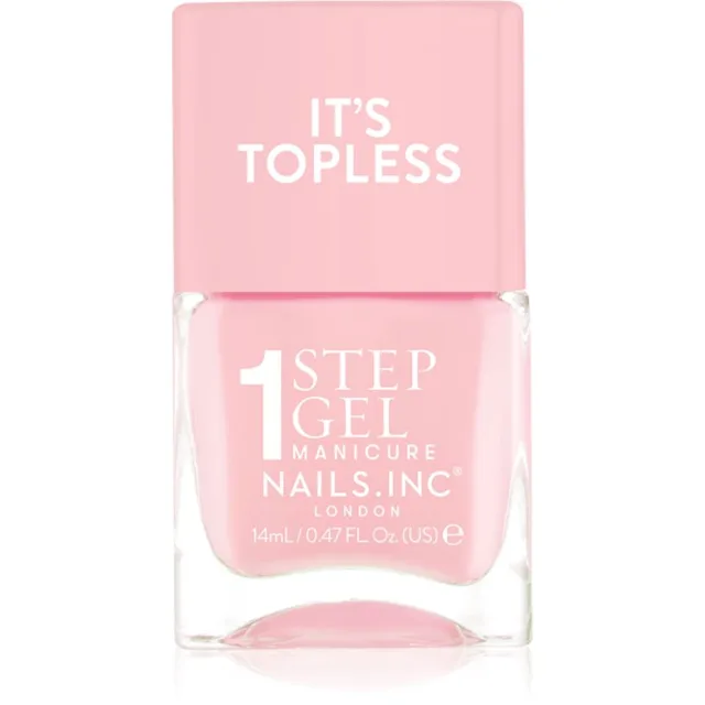 Nails Inc. It’s Topless gelový lak na nehty pro dlouhotrvající efekt odstín Sabrina 14 ml