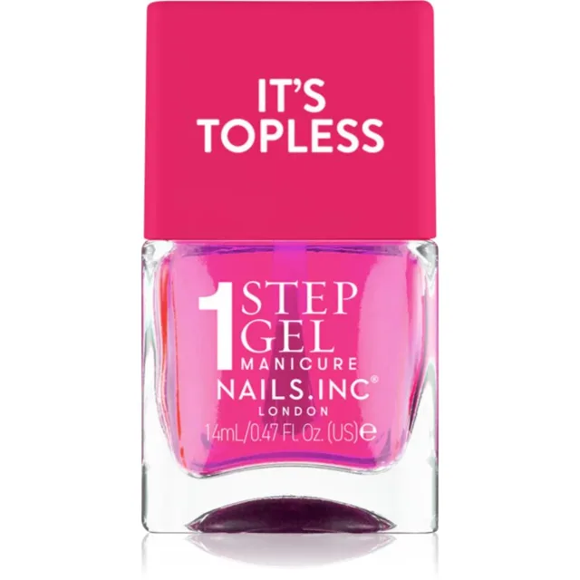 Nails Inc. It’s Topless gelový lak na nehty pro dlouhotrvající efekt odstín Thea 14 ml