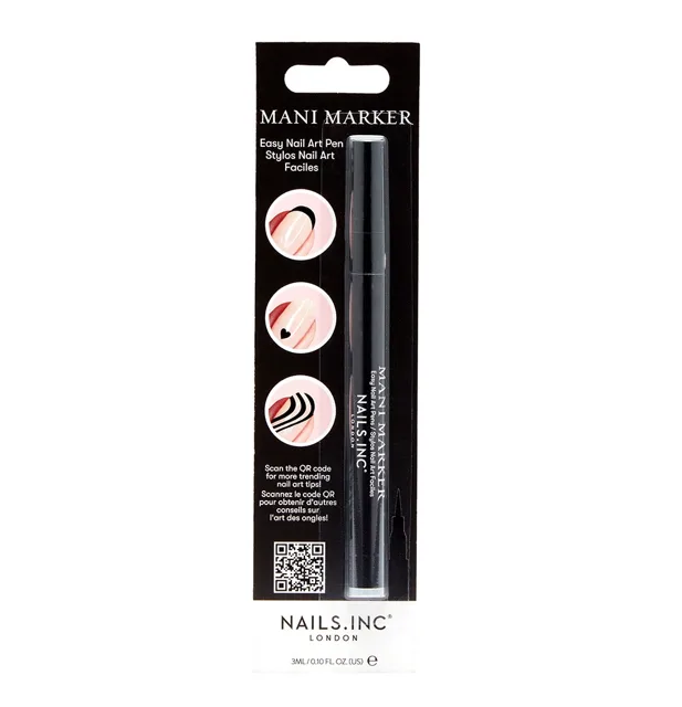 Nails Inc. Mani Marker Black pero na nehty 14 ml