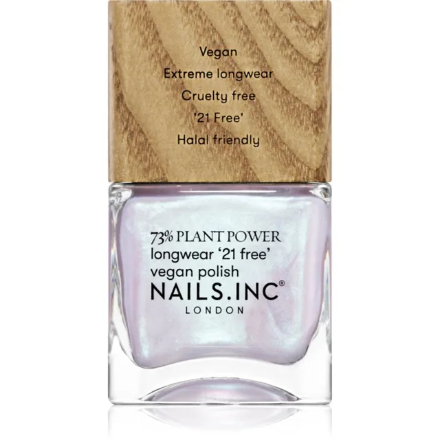 Nails Inc. Plant Power dlouhotrvající lak na nehty odstín Eco Glow 14 ml