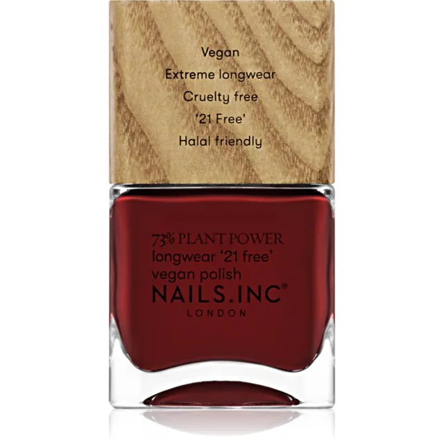 Nails Inc. Plant Power dlouhotrvající lak na nehty odstín Swear By Salutation 14 ml
