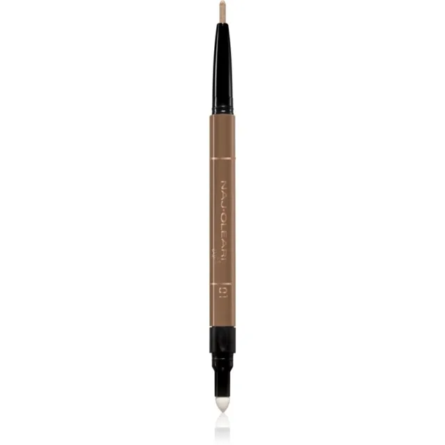 Naj Oleari 3 in 1 Perfect Brow tužka a gel na obočí oboustranný 0.15 g