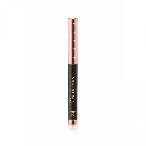 Naj-Oleari Absolute Stay Eyeshadow dlouhotrvající oční stíny v tyčince - 06 vinyl black 1,64g