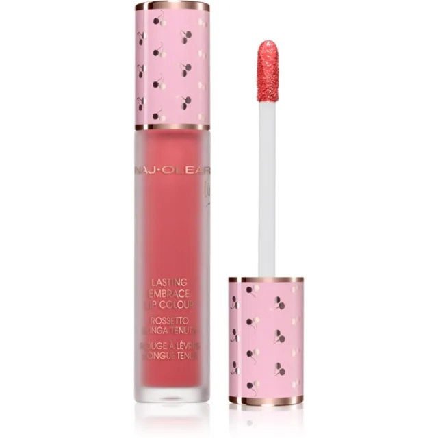 Naj Oleari Lasting Embrace Lip Colour tekutá rtěnka pro ženy 03 Lychee Pink 5 ml
