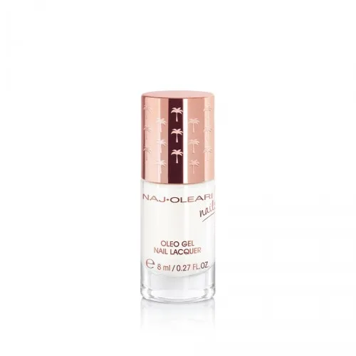Naj-Oleari Oleo gel Nail Lacquer lak na nehty s gelovým efektem - 02 milk white 8 ml
