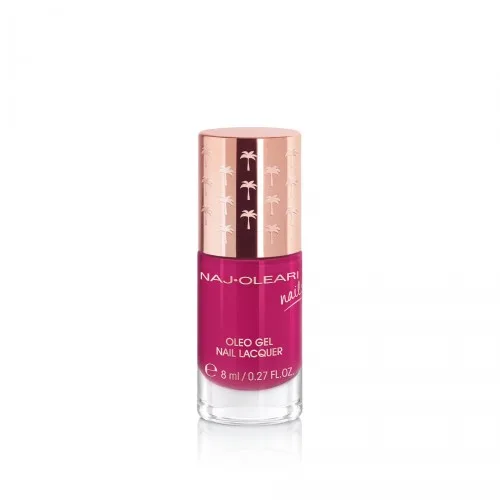 Naj-Oleari Oleo gel Nail Lacquer lak na nehty s gelovým efektem - 17 raspberry 8 ml