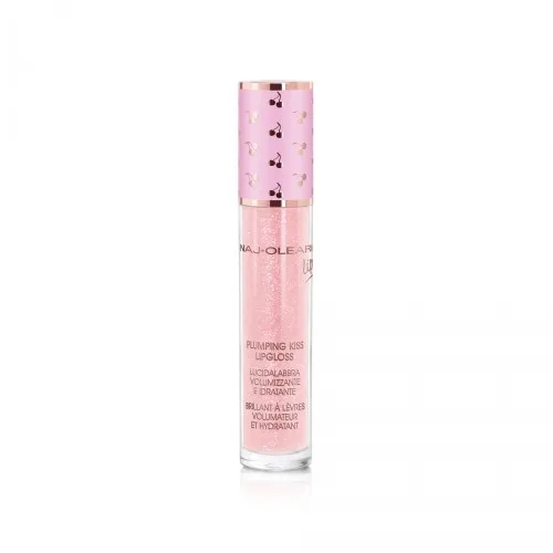 Naj-Oleari Plumping Kiss Lip Gloss lesk na rty s efektem zvětšení rtů - 02 cot.candy pink 6ml