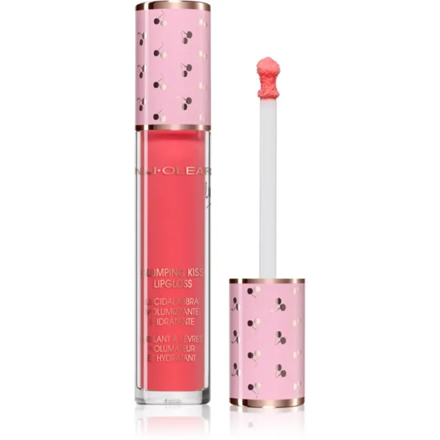 Naj Oleari Plumping Kiss Lip Gloss lesk pro hydrataci a objem rtů pro ženy 10 Flamingo Pink 6 ml