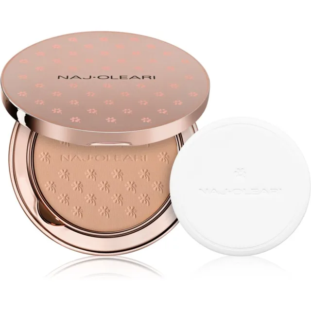 Naj Oleari Skin Caress Pressed Powder kompaktní pudr s matujícím efektem pro ženy 03 Sienna 9.5 g