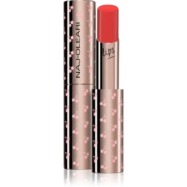 Naj Oleari True Icon Lipstick saténová rtěnka pro ženy 10 Pomegranate Red 3 g