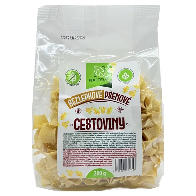 NAJTELO Bezlepkové jáhlové vějířky 200 g