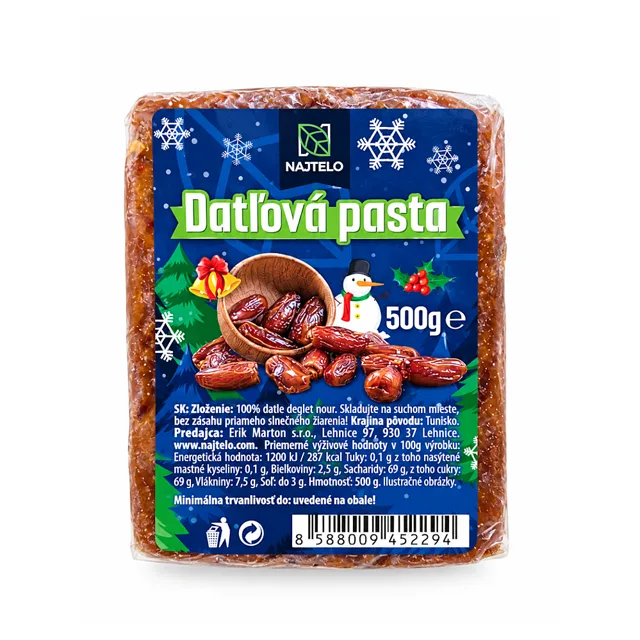 NAJTELO Datlová pasta vánoční edice 500 g