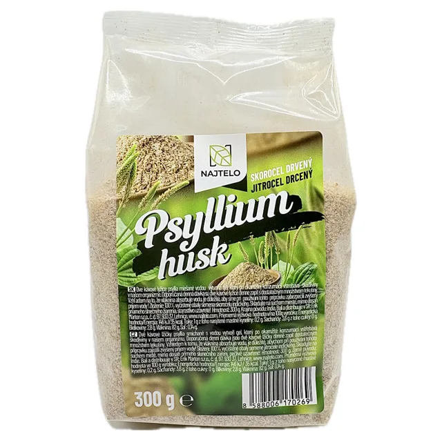 NAJTELO Jitrocel indický psyllium drcený 150 g