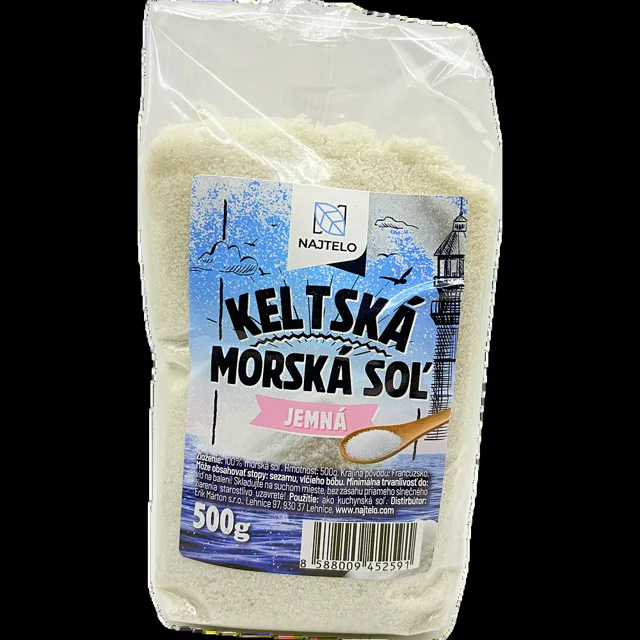 NAJTELO Keltská sůl jemná 500 g