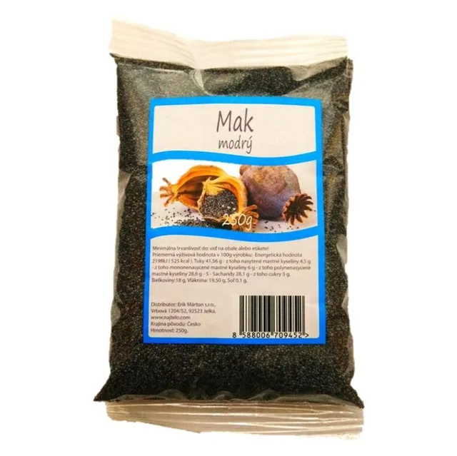 NAJTELO Mák modrý celý 250 g