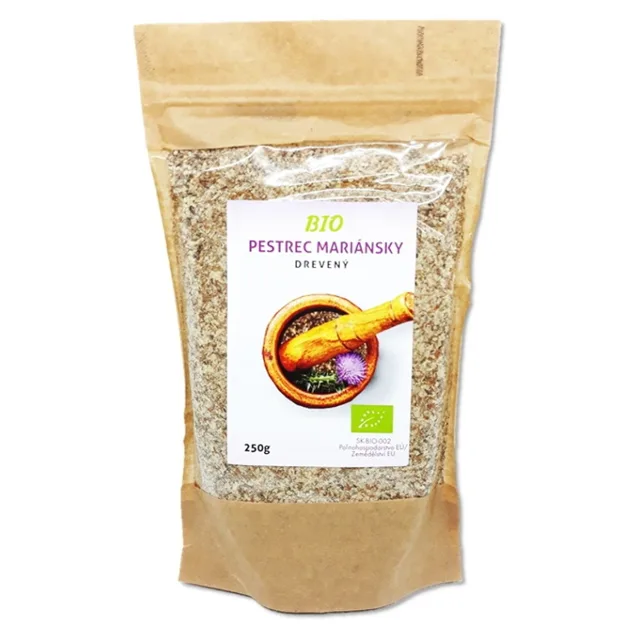 NAJTELO Ostropestřec mariánský drcený plod BIO 250 g
