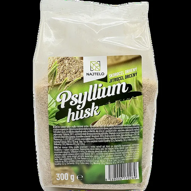 NAJTELO Psyllium Husk jitrocel indický drcený 300 g