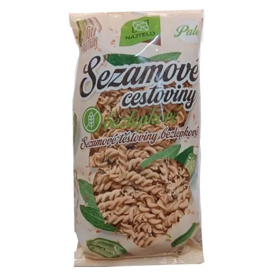 NAJTELO Sezamové těstoviny paleo vřetena bez lepku 250 g