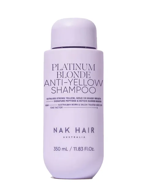 NAK Hair Platinum Blonde Anti-Yellow Shampoo, 350 ml