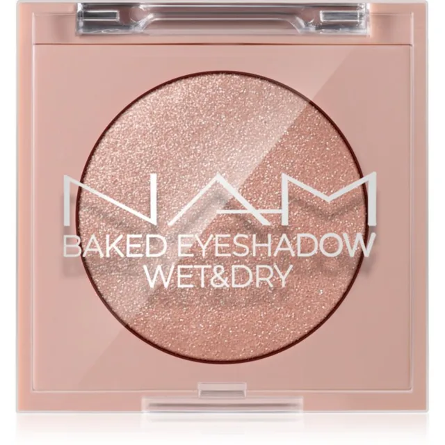 NAM Baked Eyeshadow třpytivé oční stíny odstín 1 Moonlight 4 g