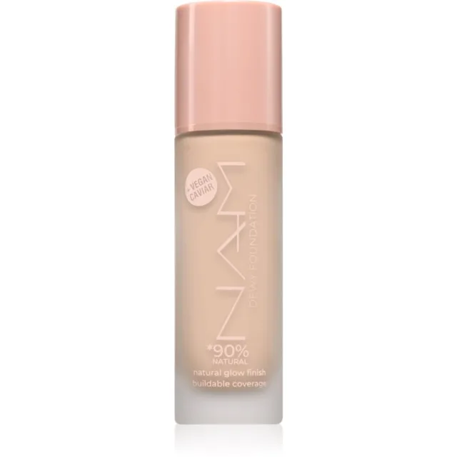 NAM Dewy dlouhotrvající tekutý make-up s kyselinou hyaluronovou odstín 3 True Natural 30 ml