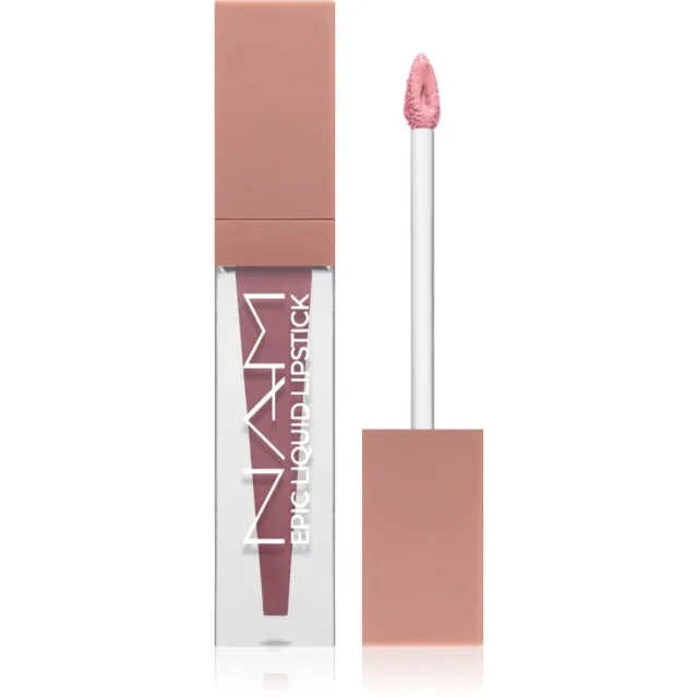 NAM Epic Liquid Lipstick dlouhotrvající tekutá rtěnka odstín 10 Mauve Petal 3.5 ml