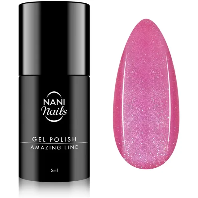 NaniNails NANI Amazing Line gelový lak na nehty odstín Velrosa 5 ml