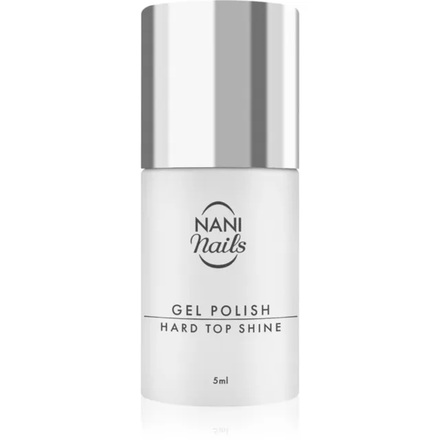 NaniNails NANI Hard Top Shine vrchní gelový lak pro ochranu a lesk bez výpotku 5 ml