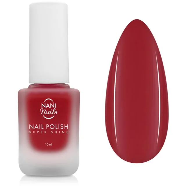 NaniNails NANI Super Shine dlouhotrvající lak na nehty odstín Redcurrant 10 ml