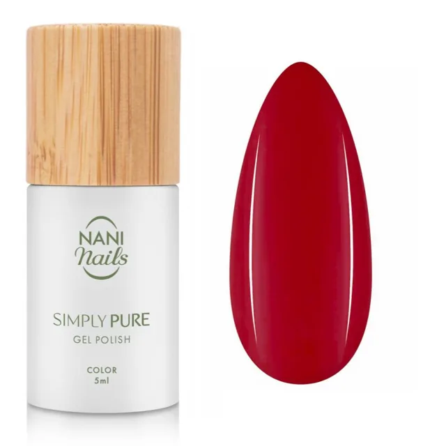 NaniNails Simly Pure gelový lak na nehty s použitím UV/LED lampy odstín Dark Rose 5 ml