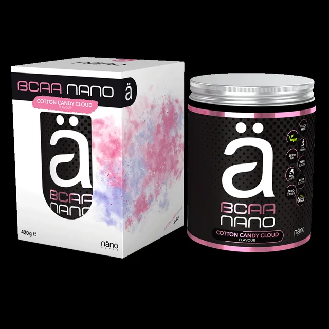 Näno Supps BCAA Nano 420g - cukrová vata