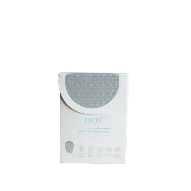 NanoBeauty Anti-aging sada 10 nanovlákenných masek pro 30+