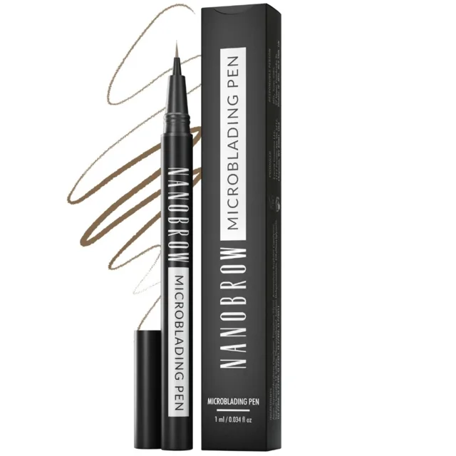 Nanobrow Fix na obočí Microblading Pen 1 ml Warm Brown